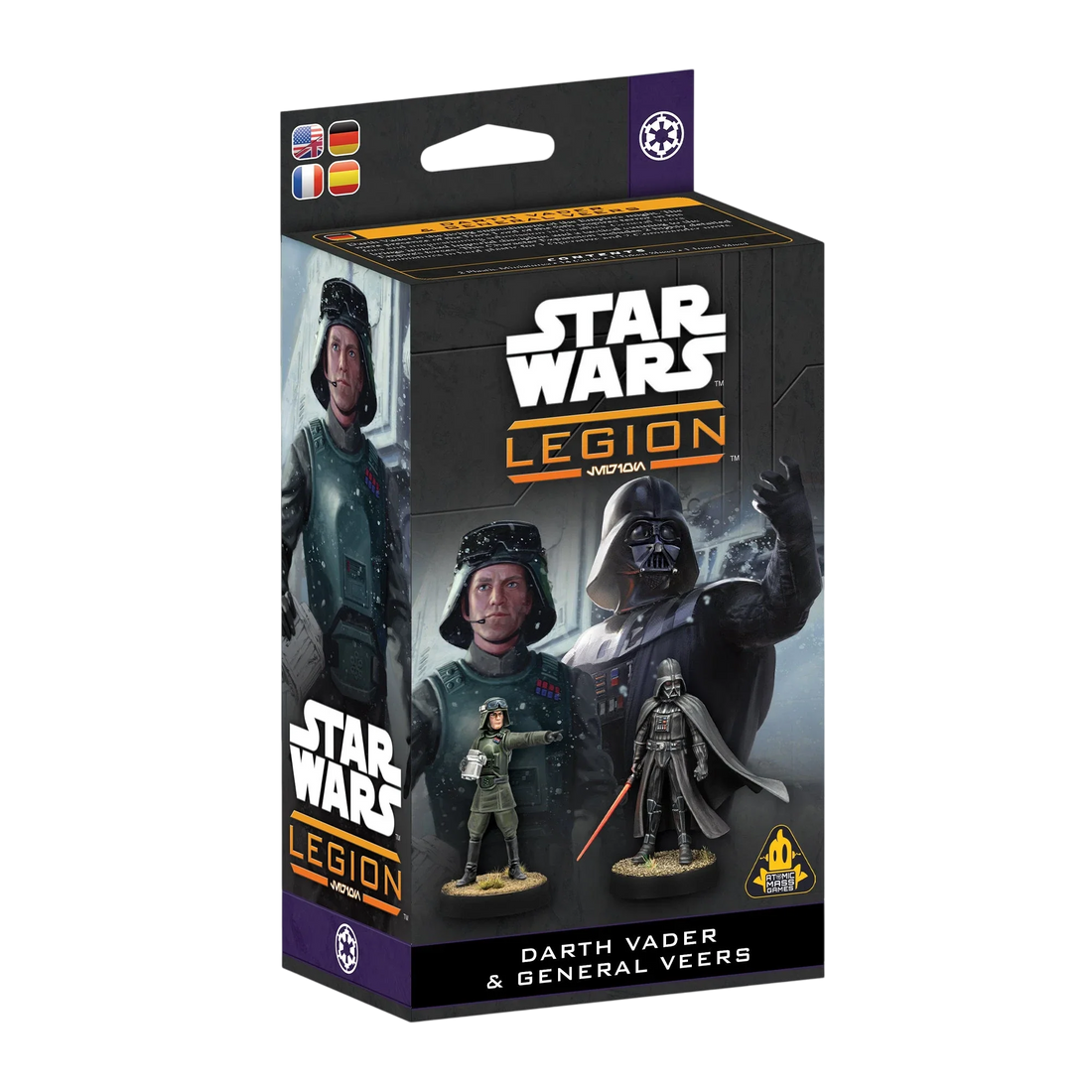 Darth Vader & General Veers Character (Unpainted) (Assembled)