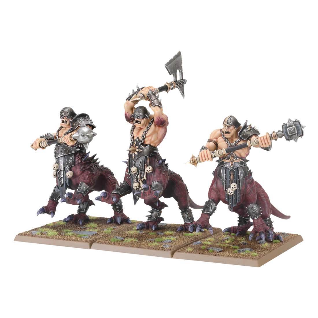 Dragon Ogres (Unpainted) (Assembled)