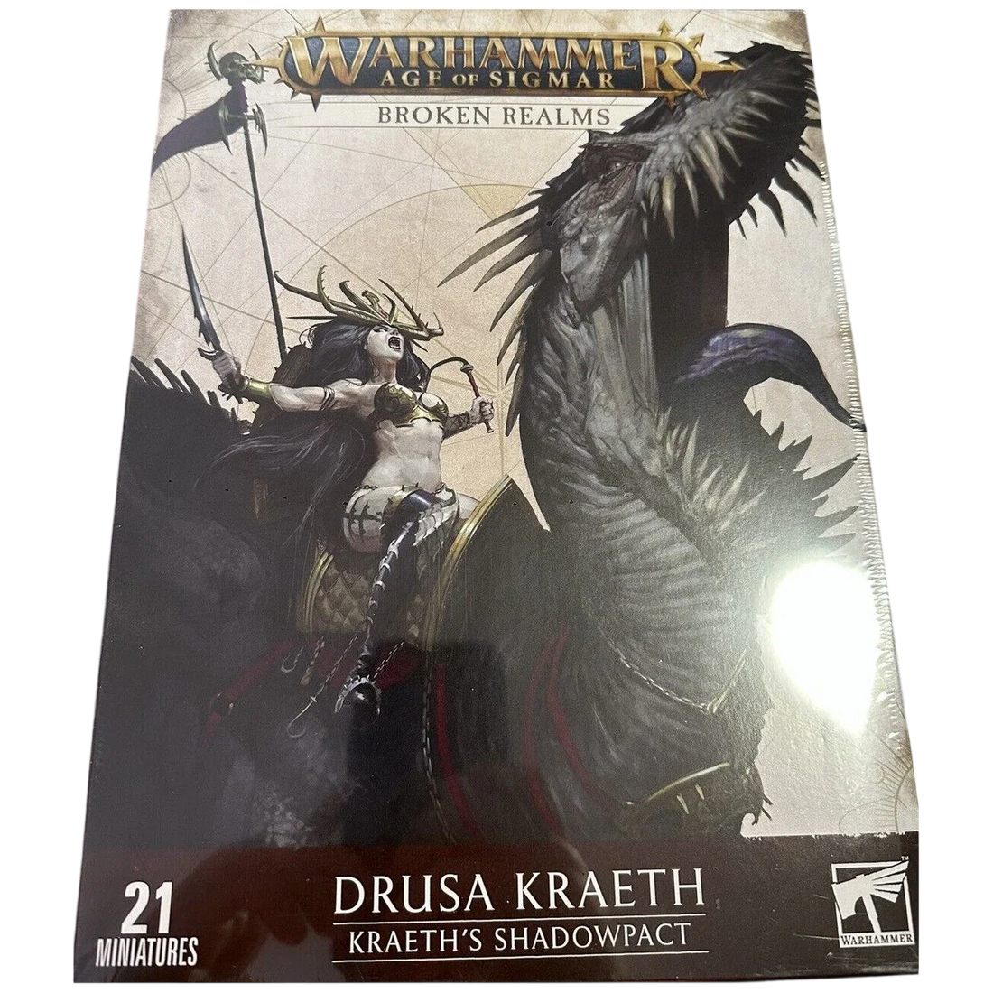Drusa Kraeth: Kraeth's Shadowpact (Unpainted) (Assembled)