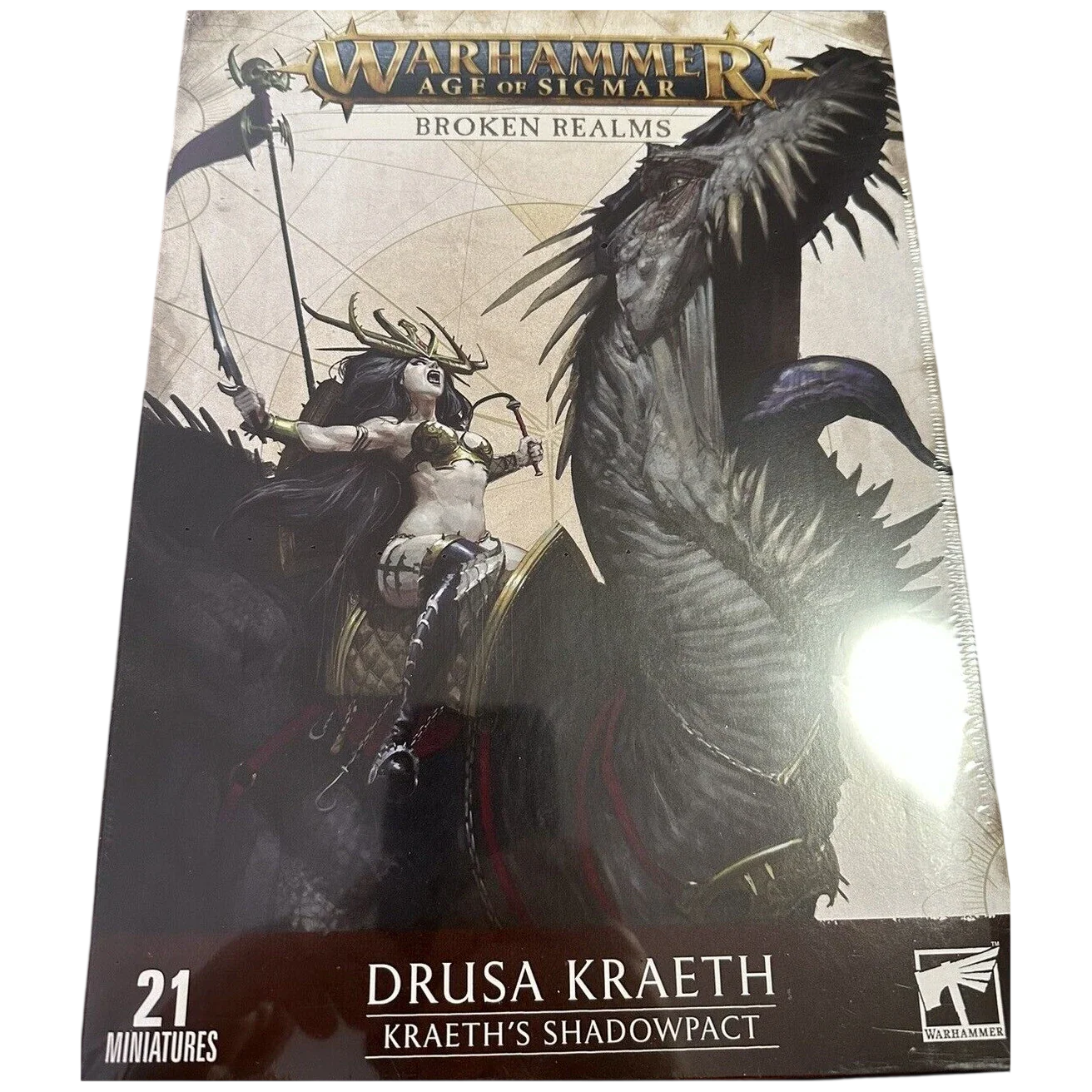 Drusa Kraeth: Kraeth's Shadowpact (Unpainted) (Assembled)