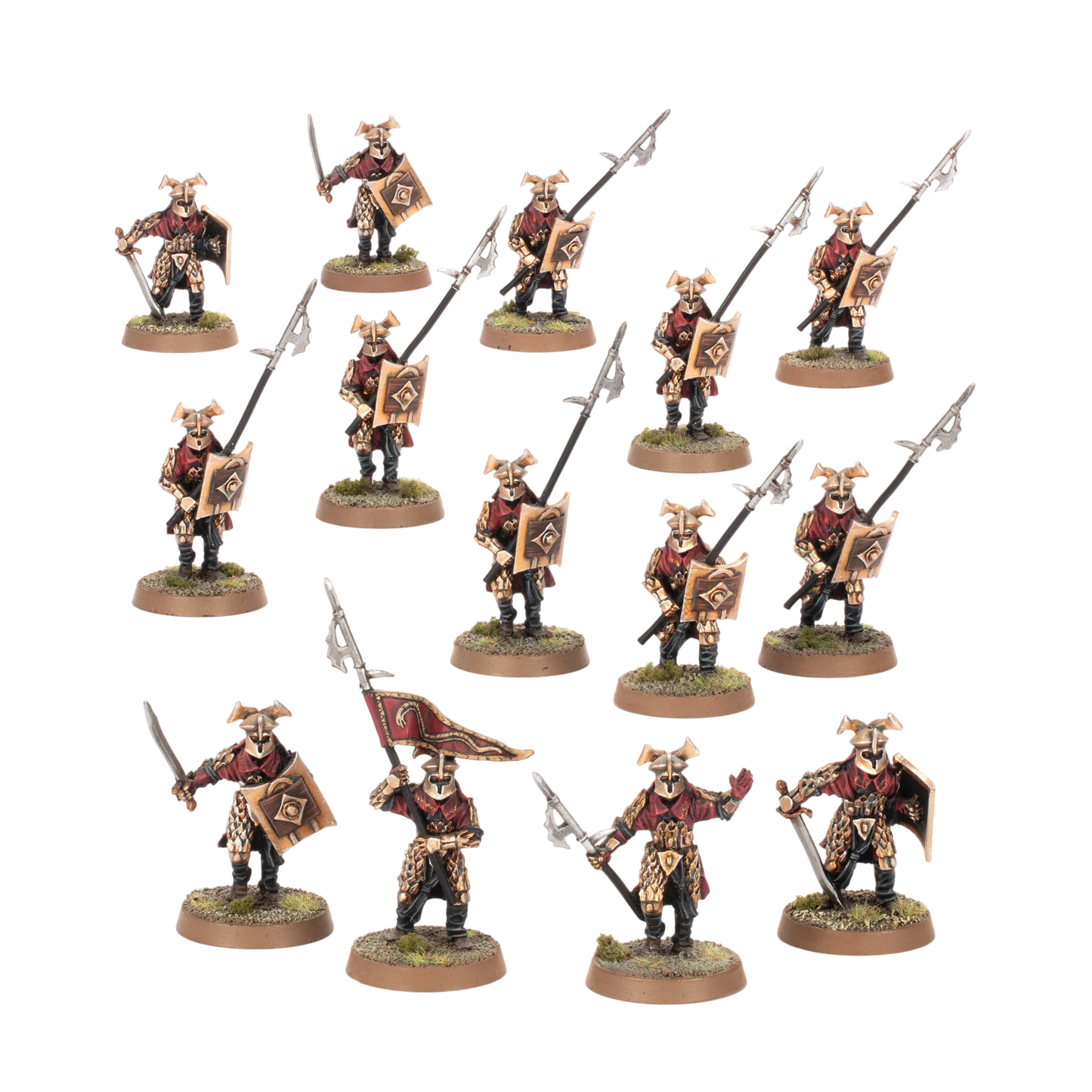 Easterling Warriors (Custom Painted) (Assembled)