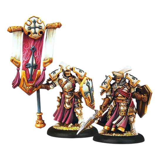 Exemplar Errant Officer & Standard (Unpainted) (Assembled)