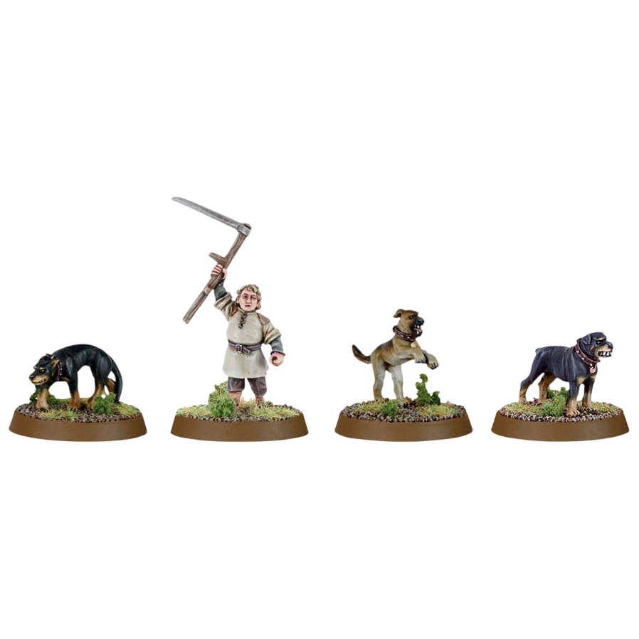Farmer Maggot and his Hounds (New on Sprue)