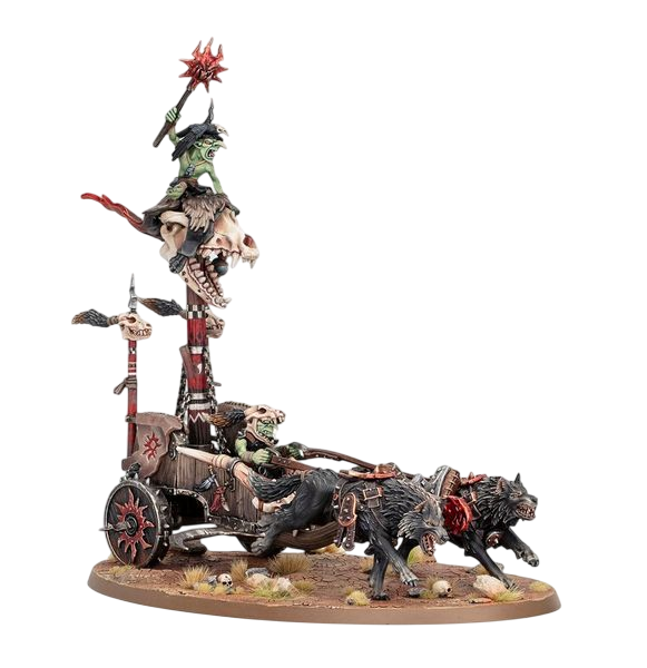 Snarlboss/Frazzlegit Shaman on War-wheela (New on Sprue)