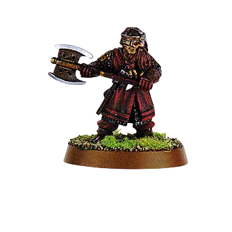 Gimli (Helm's Deep) (Custom Painted) (Assembled)