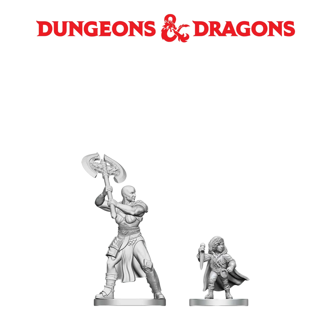 Goliath Barbarian & Halfling Rogue (Unpainted)
