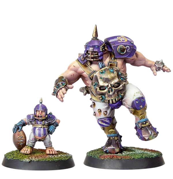 Grak and Crumbleberry (Custom Painted) (Assembled) from Blood Bowl