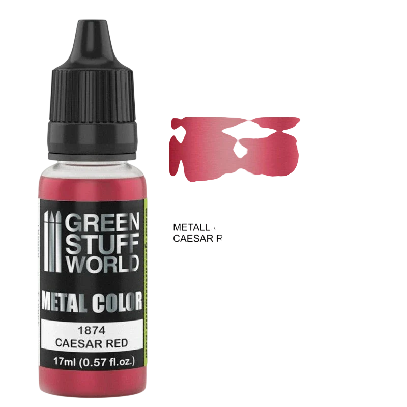 Green Stuff World - Metallic Paint Caesar Red 1874