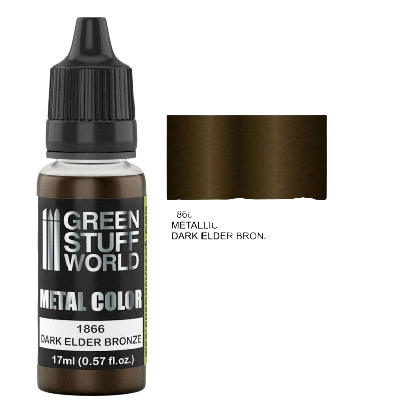 Green Stuff World - Metallic Paint Dark Elder Bronze 1866 for Models and Miniatures