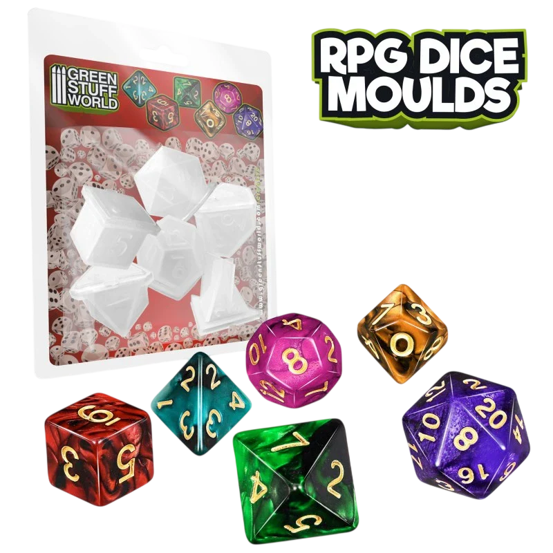 Green Stuff World - RPG Dice Molds 2496