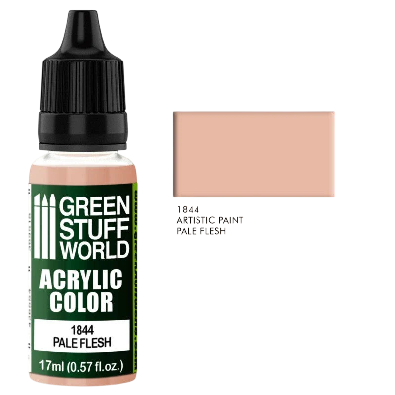 Green Stuff World – Acrylic Color Paint Pale Flesh 1844 for Models and Miniatures