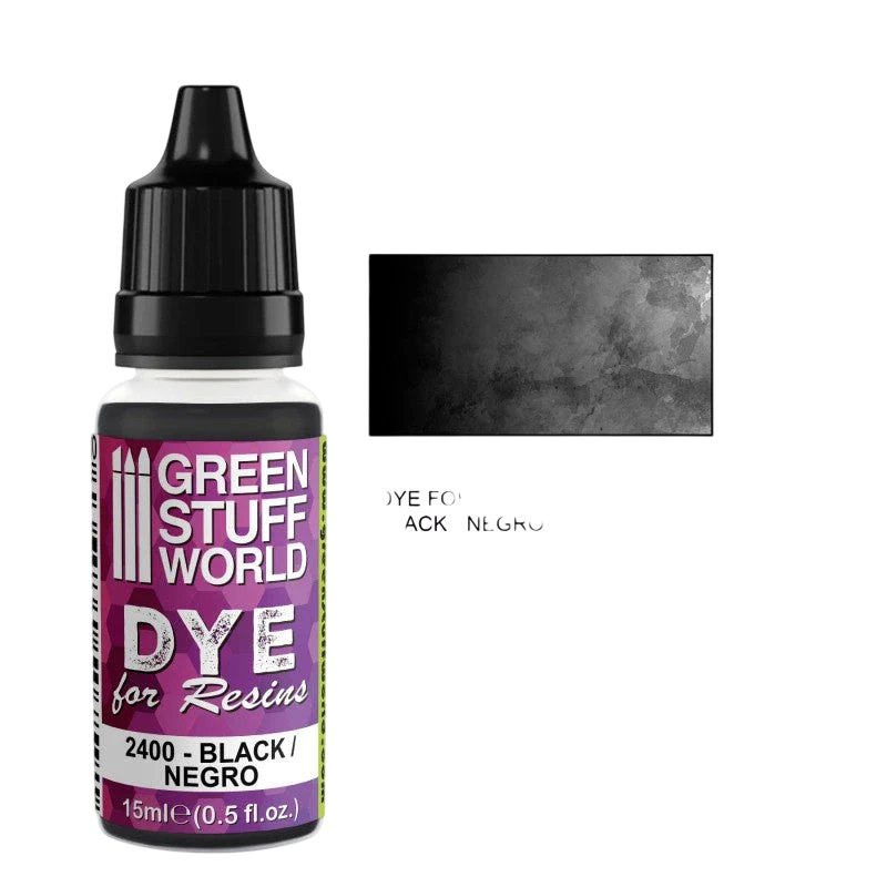 Green Stuff World BLACK Dye for Resins 2400