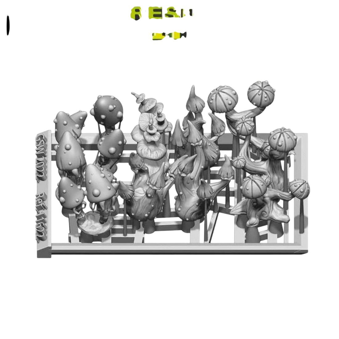 Green Stuff World Fantasy Mushrooms 11622 x15 for Bases and Dioramas