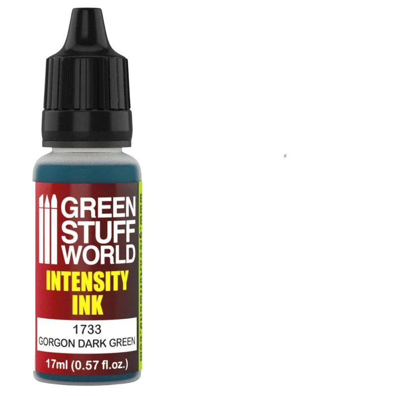 Green Stuff World – Intensity Ink for Models and Miniatures Gorgon Dark Green 1733