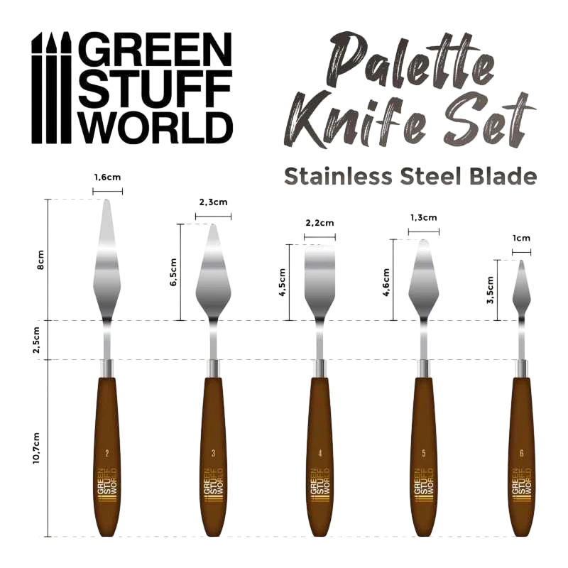 Green Stuff World Palette Knife - Modeling Spatulas Tools 3105
