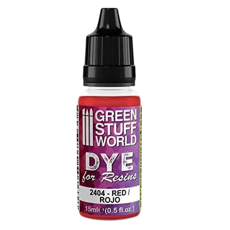 Green Stuff World RED Dye for Resins 2404
