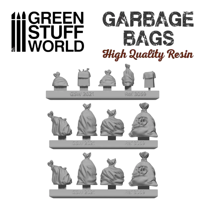 Green Stuff World Resin Garbage bags 3059