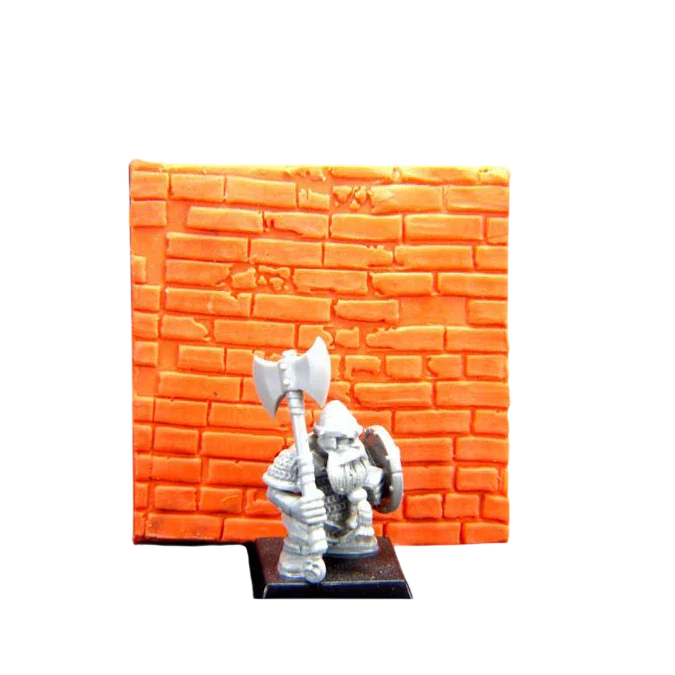 Green Stuff World Rolling Pin Dutch Bricks Pattern for modeling and Dioramas 1336