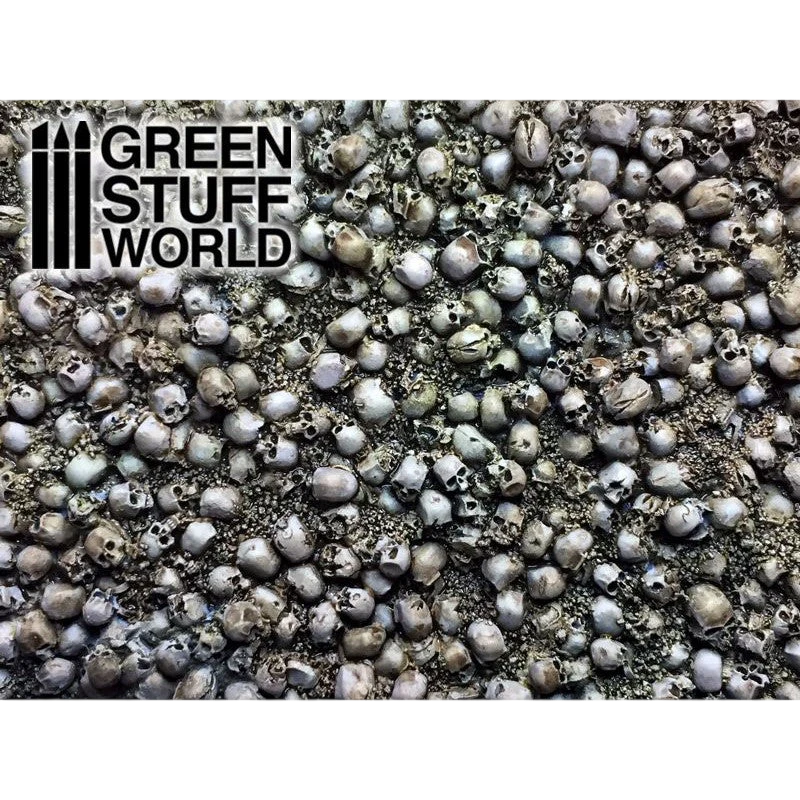 Green Stuff World Skull Plates - Crunch Times 1668