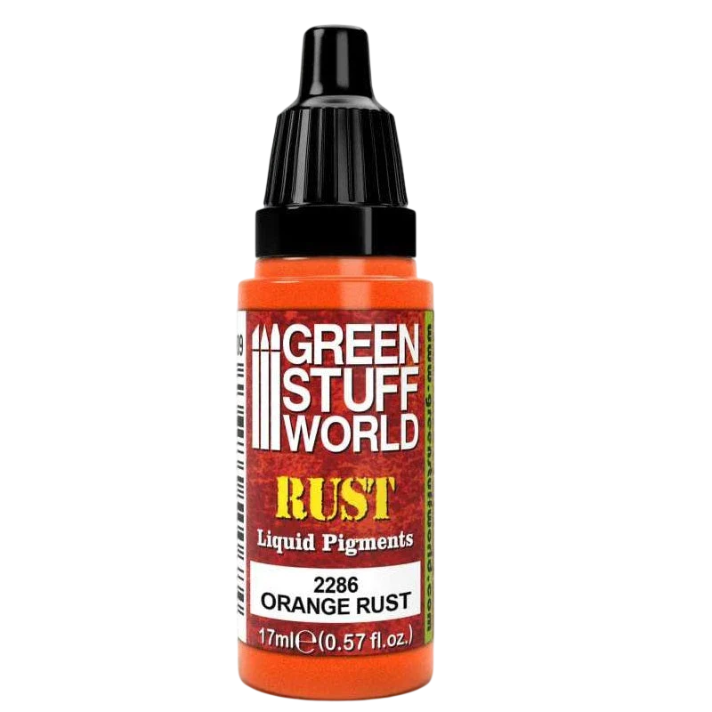Green Stuff World for Models & Miniatures Liquid Pigments Orange Rust 2286