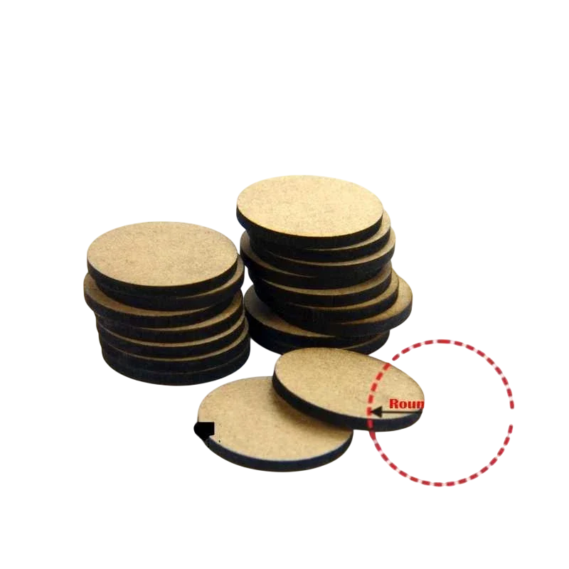 Green Stuff World for Models and Miniatures - MDF Bases Round 32mm 9135