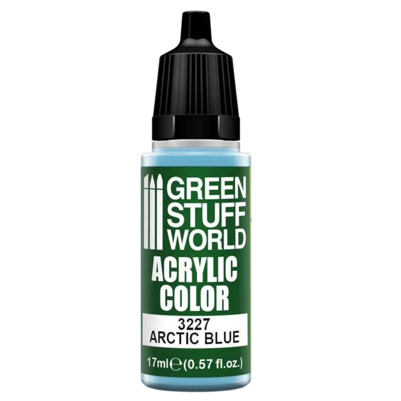 Green Stuff World for Models and Miniatures Acrylic Color Arctic Blue 3227