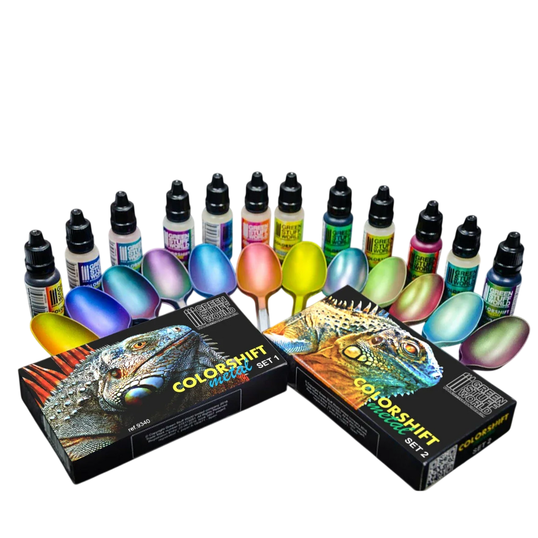 Green Stuff World for Models and Miniatures Chameleon Acrylic Paint Set 2 (9341)