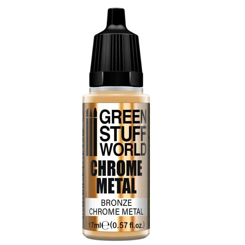 Green Stuff World for Models and Miniatures Chrome Paint – Bronze 3690