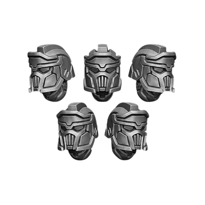 Green Stuff World for Models and Miniatures Masked Legionnaire Helmets S157