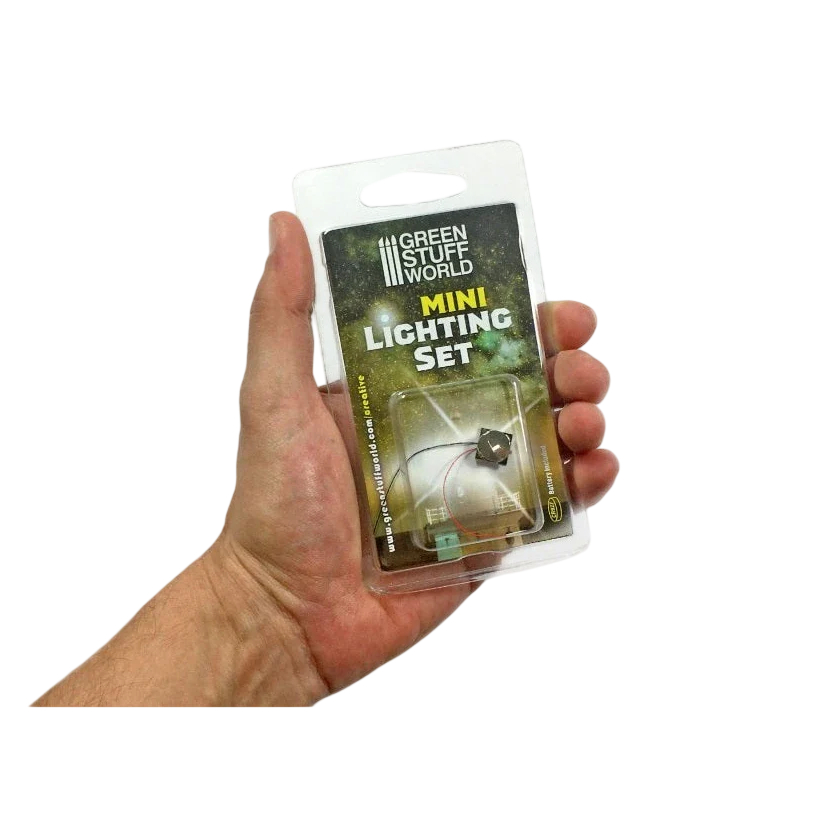 Green Stuff World for Models and Miniatures Mini Lighting Set with Switch and Battery 2847