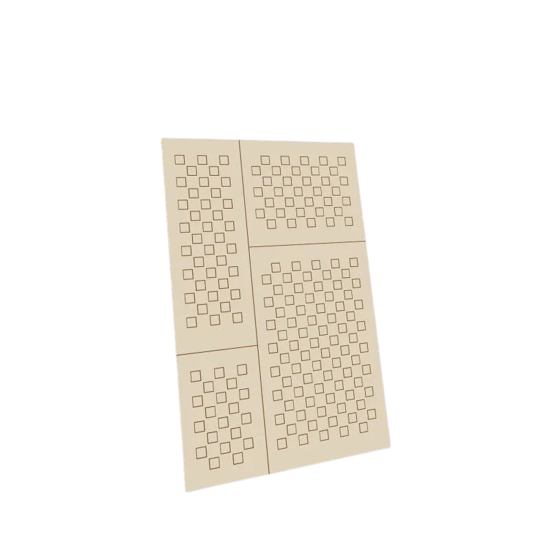 Green Stuff World for Models and Miniatures Self-Adhesive Stencils - Chequer S 9501
