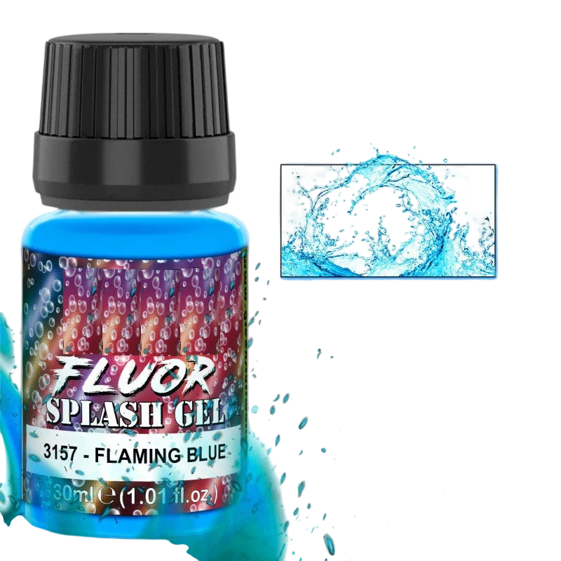 Green Stuff World for Models and Miniatures Splash Gel - Flaming Blue 3157