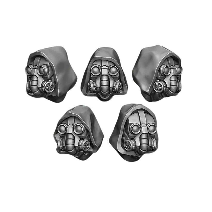 Green Stuff World for Models and Miniatures Tech Monks Heads S162