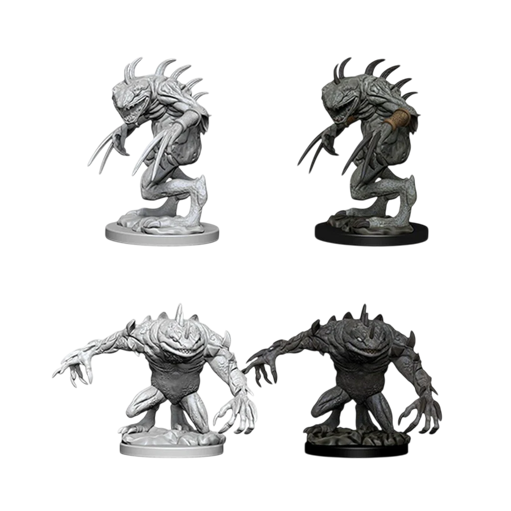 Grey Slaad & Death Slaad (Custom Painted)