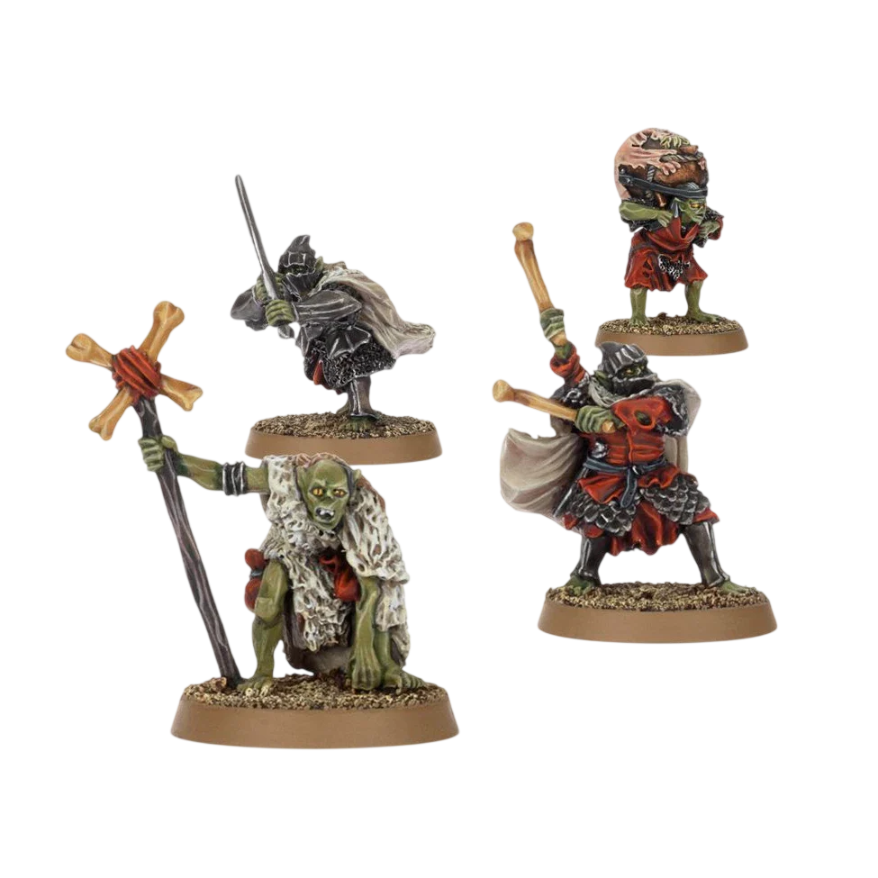 Gundabad Blackshields Command (Unpainted) (Assembled)