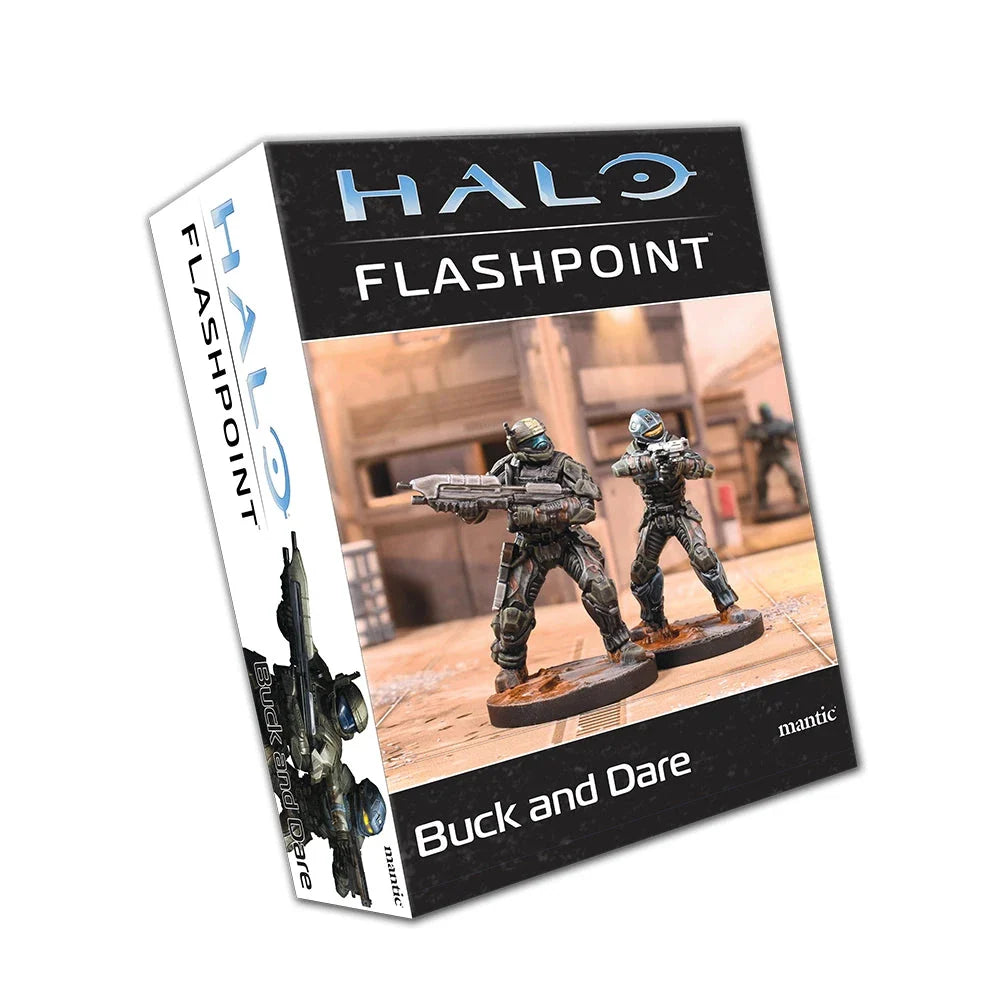Halo Flashpoint - Buck and Dare (retail versions) (Custom Painted) (Assembled)