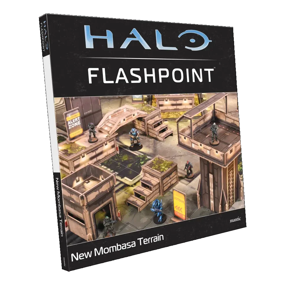 Halo Flashpoint - New Mombasa Terrain (Custom Painted) (Assembled)