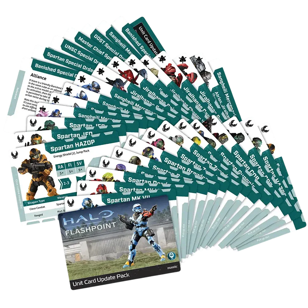 Halo: Flashpoint - Unit Card Update Pack (New in Box)