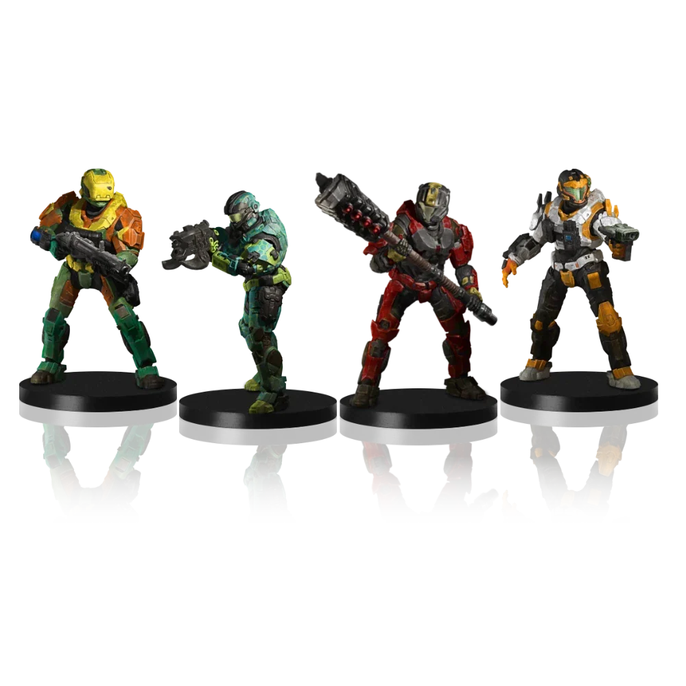 Halo: Flashpoint Fireteam Cerberus (Custom Painted) (Assembled)