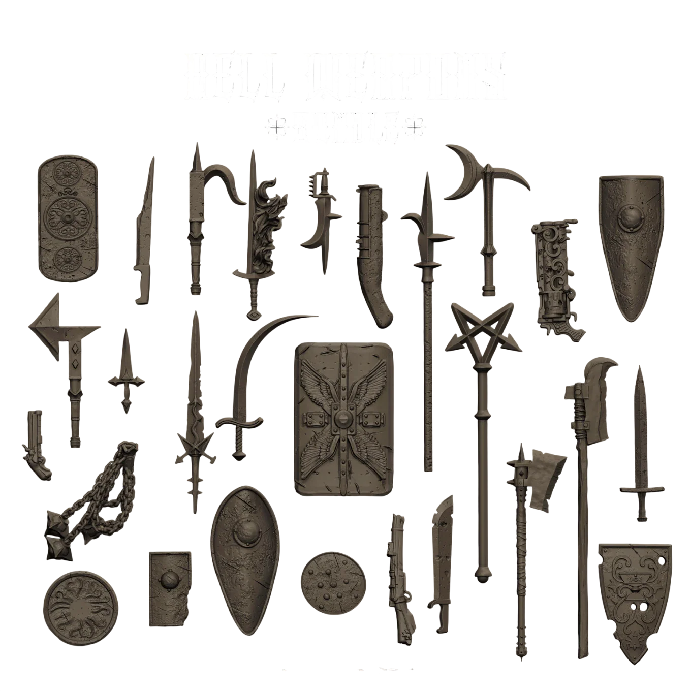 Hell Weapons Sprue (New on Sprue)