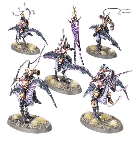 Hellstrider of Slaanesh (Unpainted) (Assembled) from Age of Sigmar