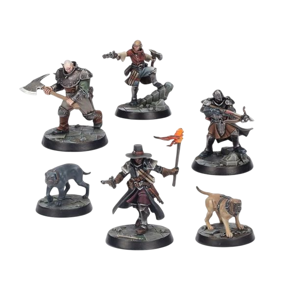 Hexbane's Hunters (Unpainted) (Assembled)