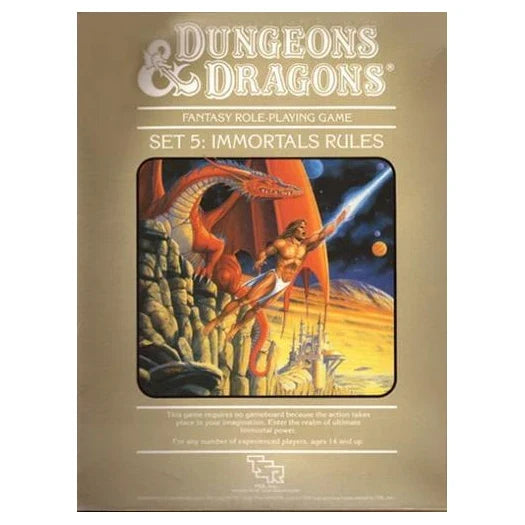Immortals Rules, Dungeons & Dragons Fantasy Role-Playing Game Set 5 (1986)