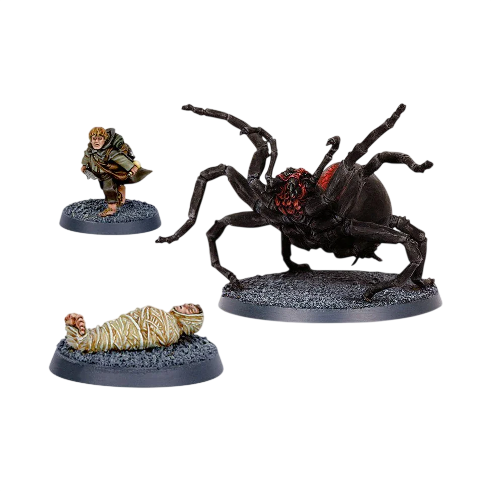 In the Clutches of Shelob™ (Unpainted) (Assembled)