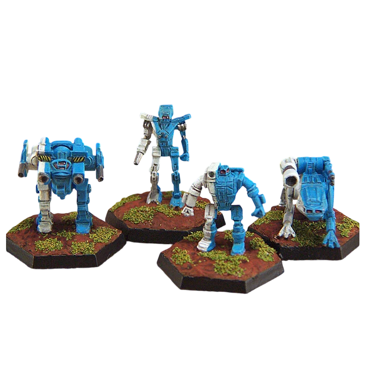 Iron Wind Metals BattleForce Scale Inner Sphere Lance Pack 1 (Custom Painted) (Assembled)