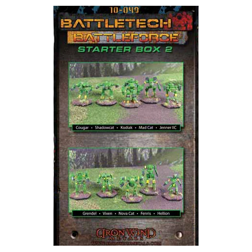 Iron Wind Metals BattleForce Scale Starter Box 2-Clan (Custom Painted) (Assembled)
