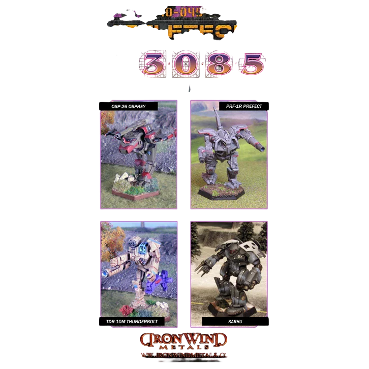 Iron Wind Metals TRO 3085 Lance Pack (Custom Painted) (Assembled)