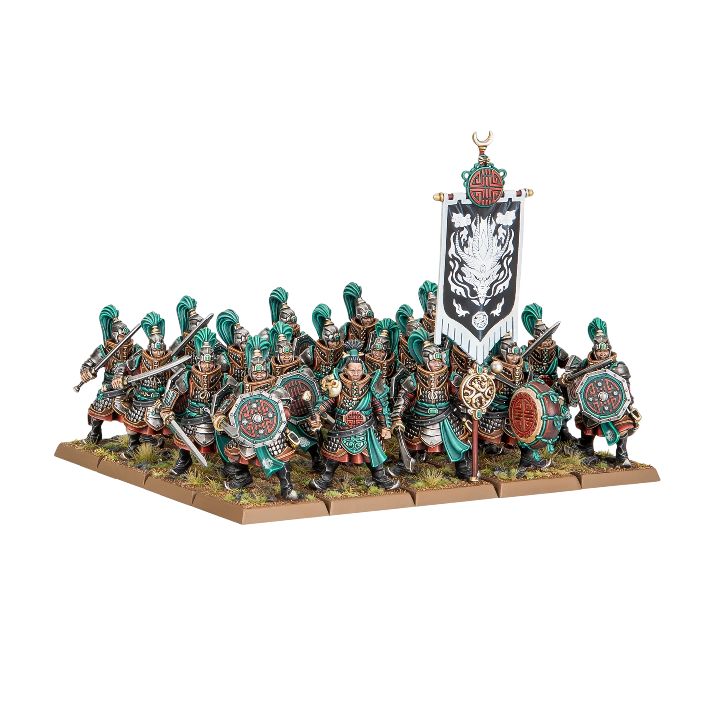 Jade Warriors (Unpainted) (Assembled) from Warhammer: The Old World