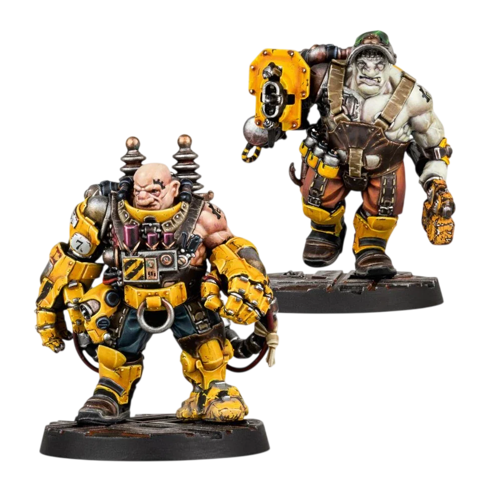 Jotunn' H-Grade Industrial Servitor Ogryns (Unpainted) (Assembled)