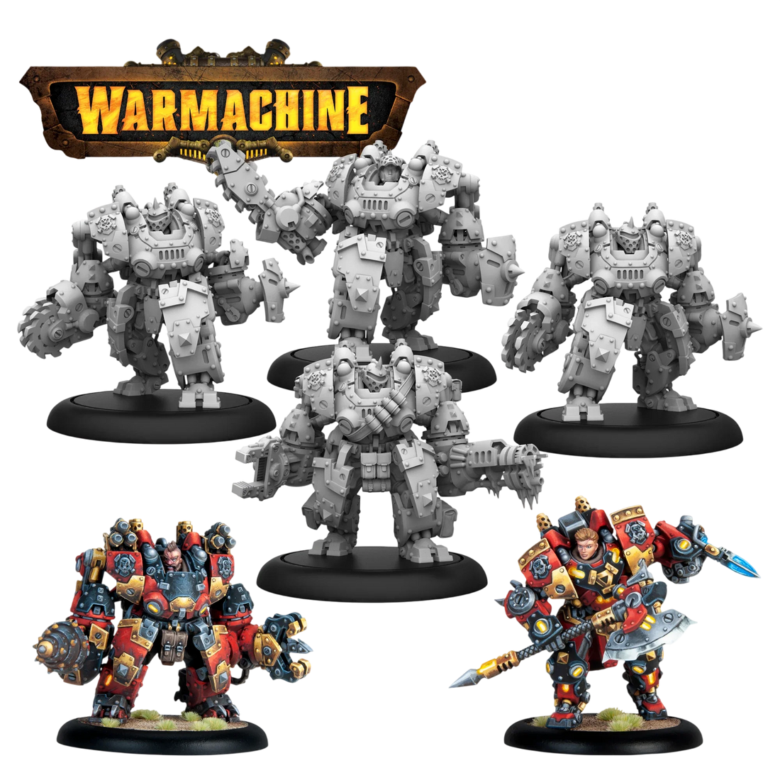 Khador Annihilators Cadre (Custom Painted) (Assembled)